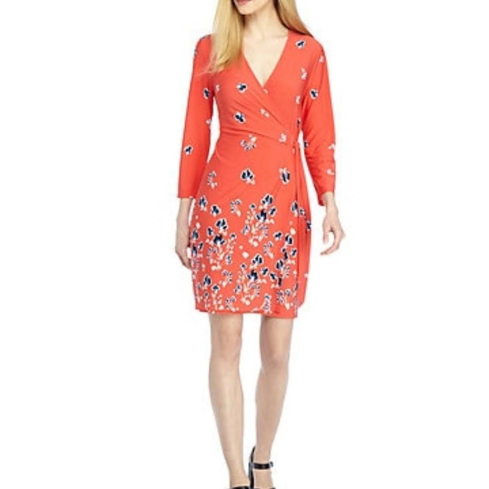 The limited floral wrap dress